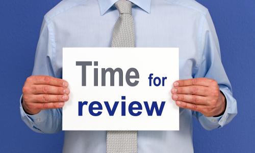What are answers to performance review questions?